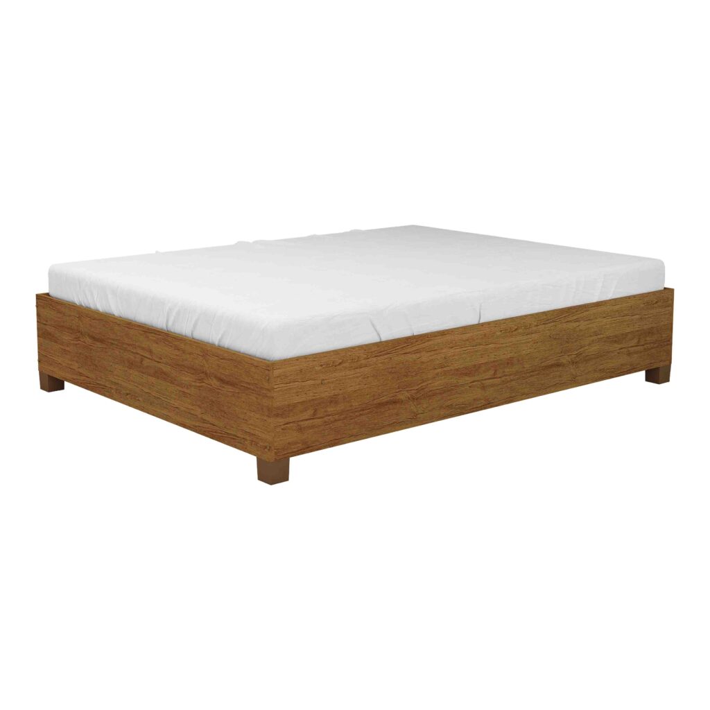 Cama Box Casal Clara Cinamomo Carioca