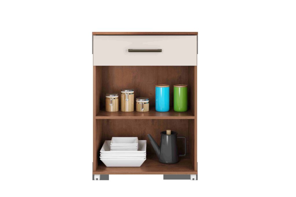 Armario Multiuso Primor 2P1G Visual Interna Zanzini Moveis