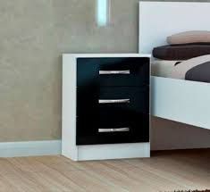 Criado Quissama 3G Branco com Preto AS Moveis