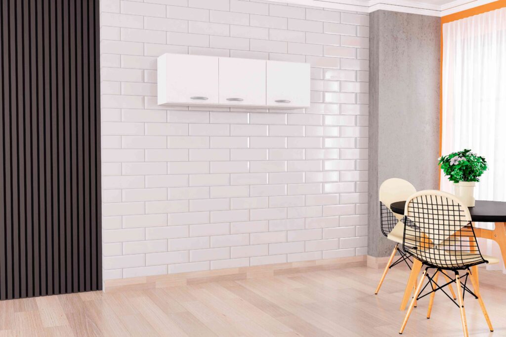 A843.Aereo 3P 120 Branco Poquema