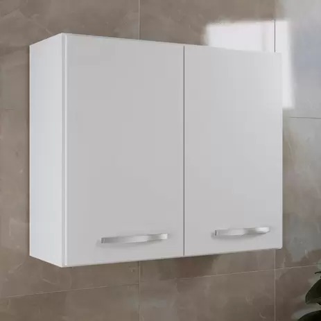 Armario Aereo Valencia 80 2P Branco Kaiki