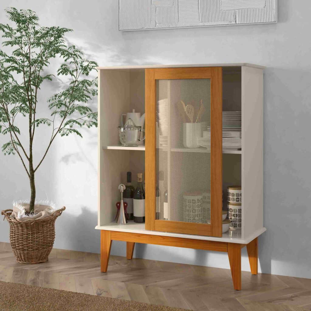 Armario Denver 1P Off White.Nature Tebarrot