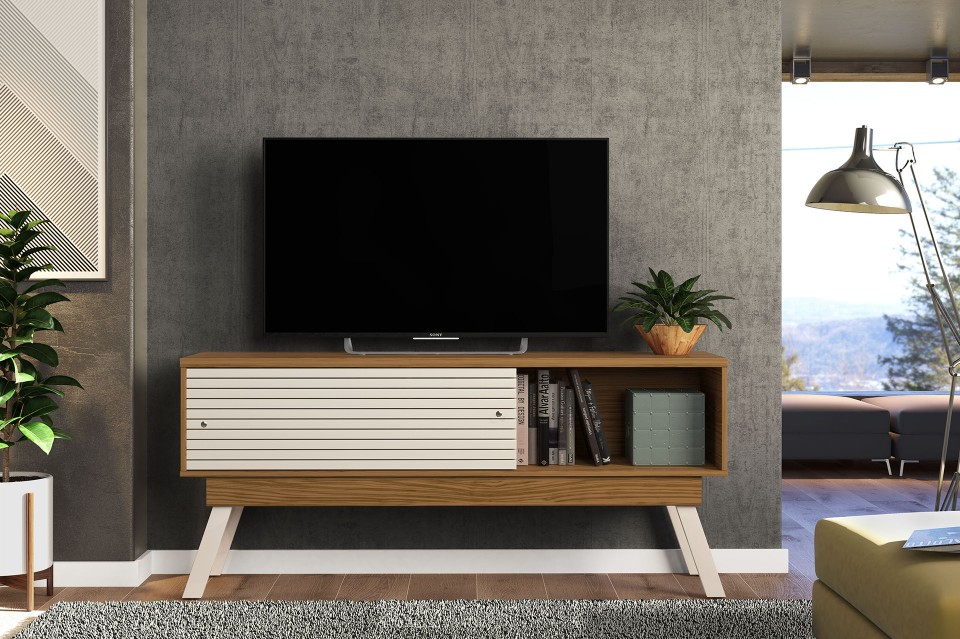 Bancada Frizz 1.5 Naturale Off White Madetec