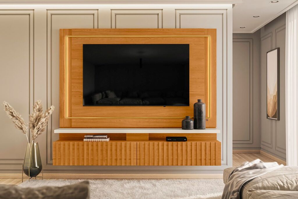 Bancada Suspensa Gaia 216 Cinamomo.Off White Madetec