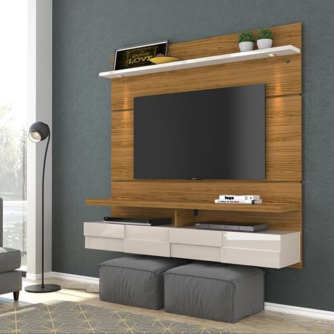 Bancada Suspensa Lana 1.8 Naturale Off White Madetec