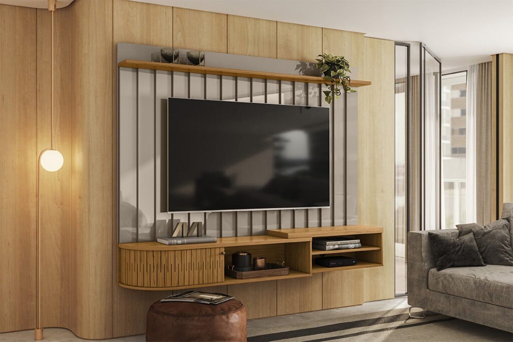 Bancada Suspensa Imola Fendi.Naturale Madetec