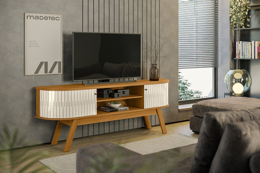 Bancada Valencia Cinamomo.Off White Madetec