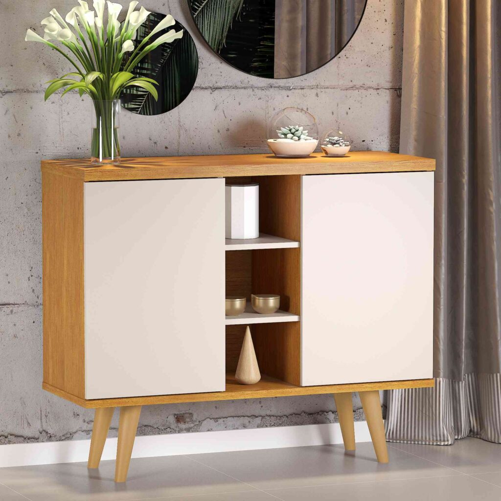 Buffet Infinito 2P Mel.Off White Viero