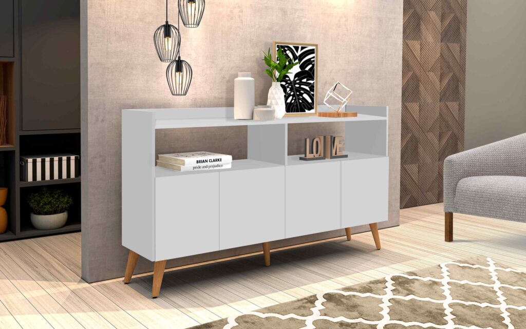 Buffet Master 4P Branco J A Mov