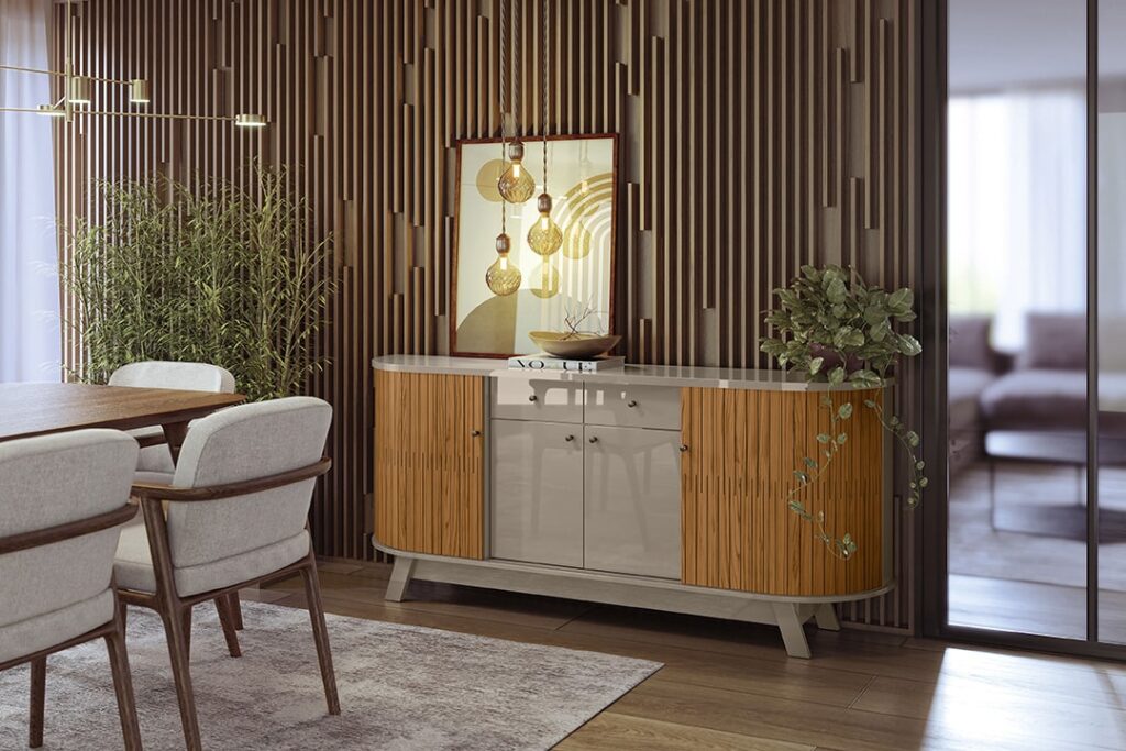 Buffet Monaco 4P2G Fendi.Naturale Madetec