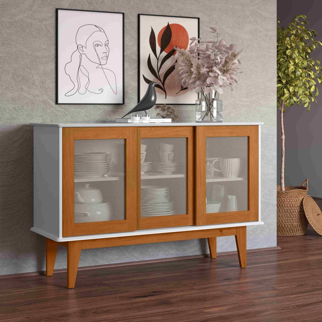 Buffet Detroit 3P Branco.Nature Tebarrot