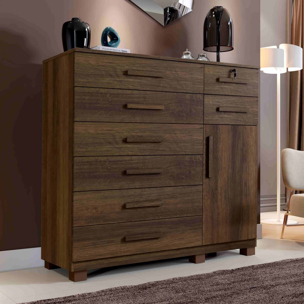Comoda New Vitoria 8G1P Imbuia Benetil