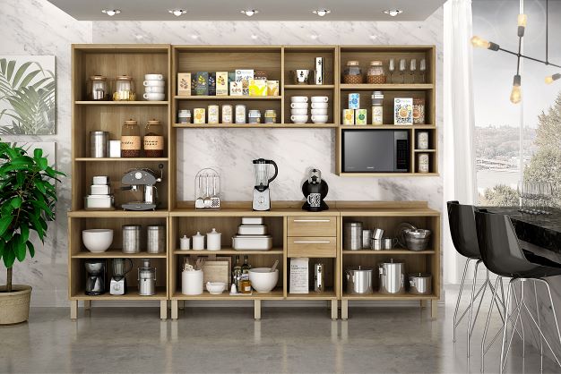Cozinha Viena 6 Pecas Visualizacao Interior Salleto