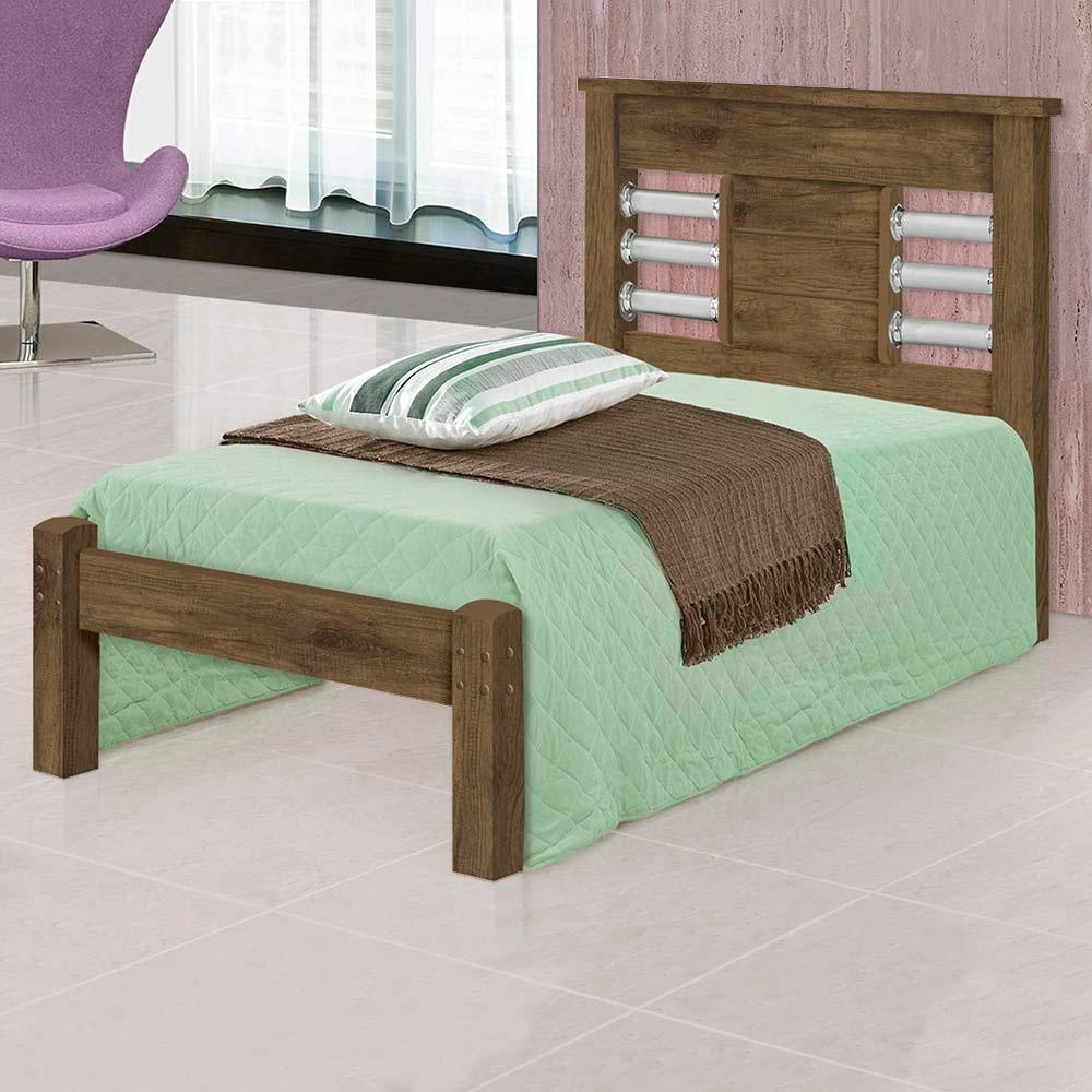 Cama Solteiro Raissa Jequitiba.Off White Flex J A Moveis