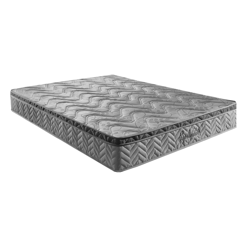 Colchão Casal Esplendido Cinza Molas Ensacadas 138x188x26 Paropas