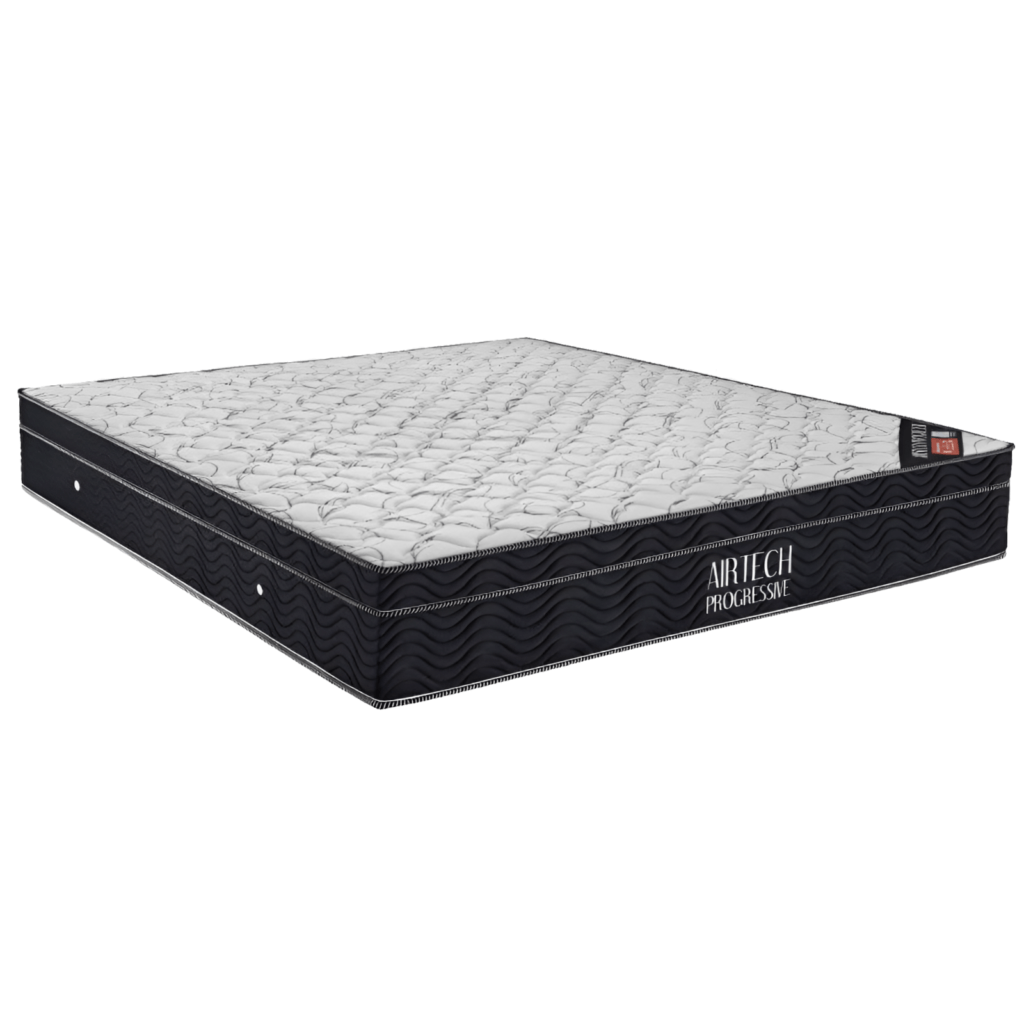 Colchão Queen AirTech Progressive Molas Nanolastic 158x198x29 Ortobom