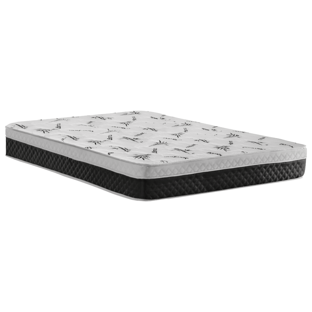 Colchão Queen Flórida Molas Ensacadas 158x198x23 Preto Cristalflex