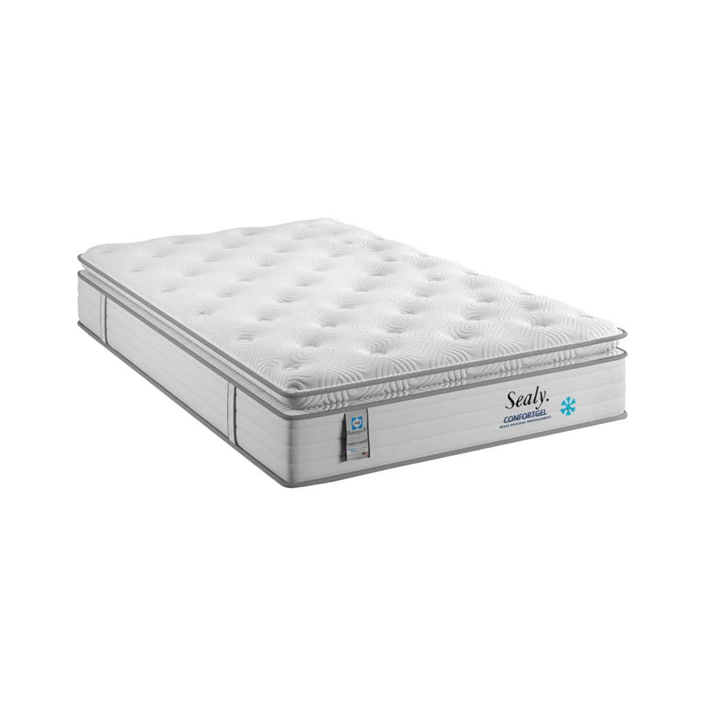 Colchão Solteirão Comfort Gel Molas Ensacadas 108x198x32 Sealy – Plumatex