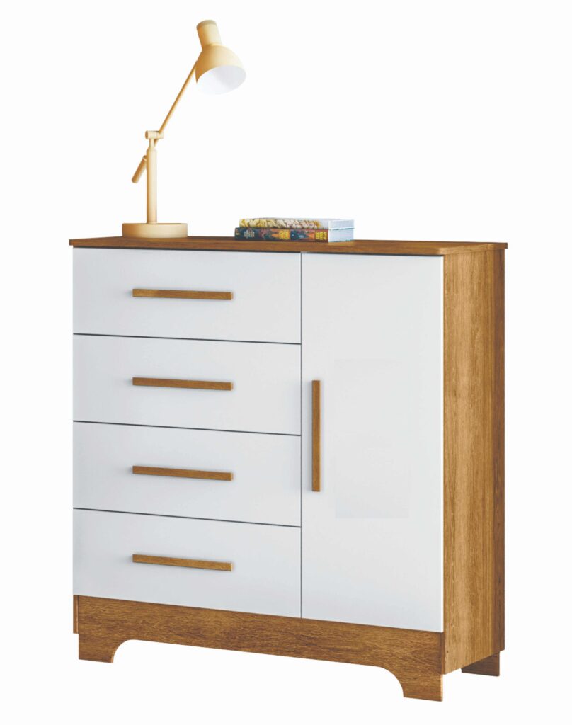 Comoda Star 4G1P Branco.Ipe Tigus