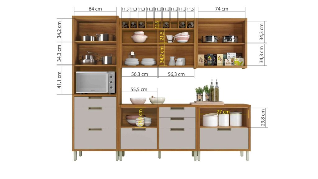 Cozinha Imperatriz 5Pcs Visualiz Interior Nesher