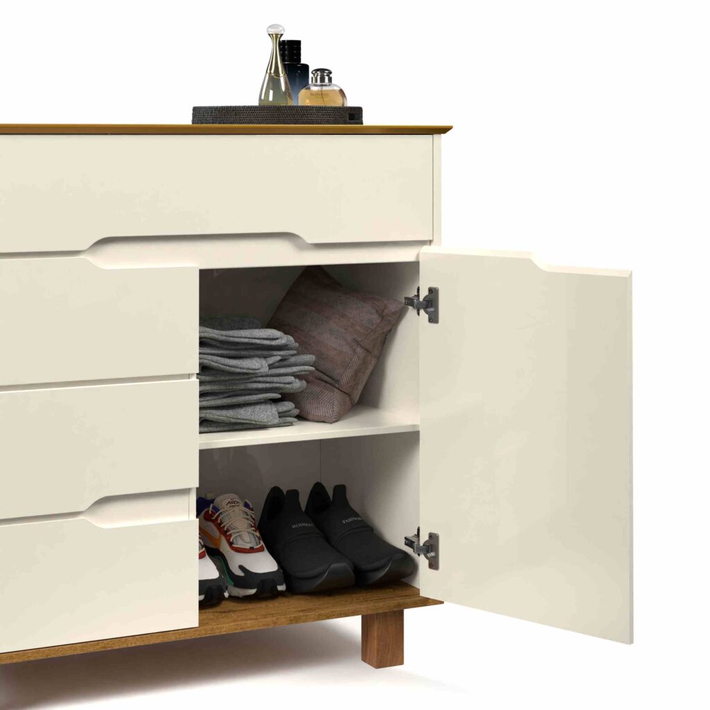 Comoda Flow 4G1P Visualizacao Interna EJ Moveis