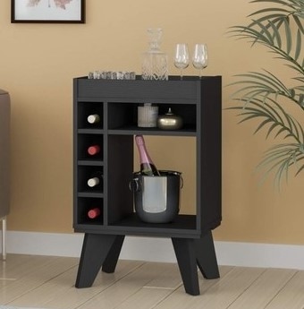 Bar Retro Drink Preto Artely
