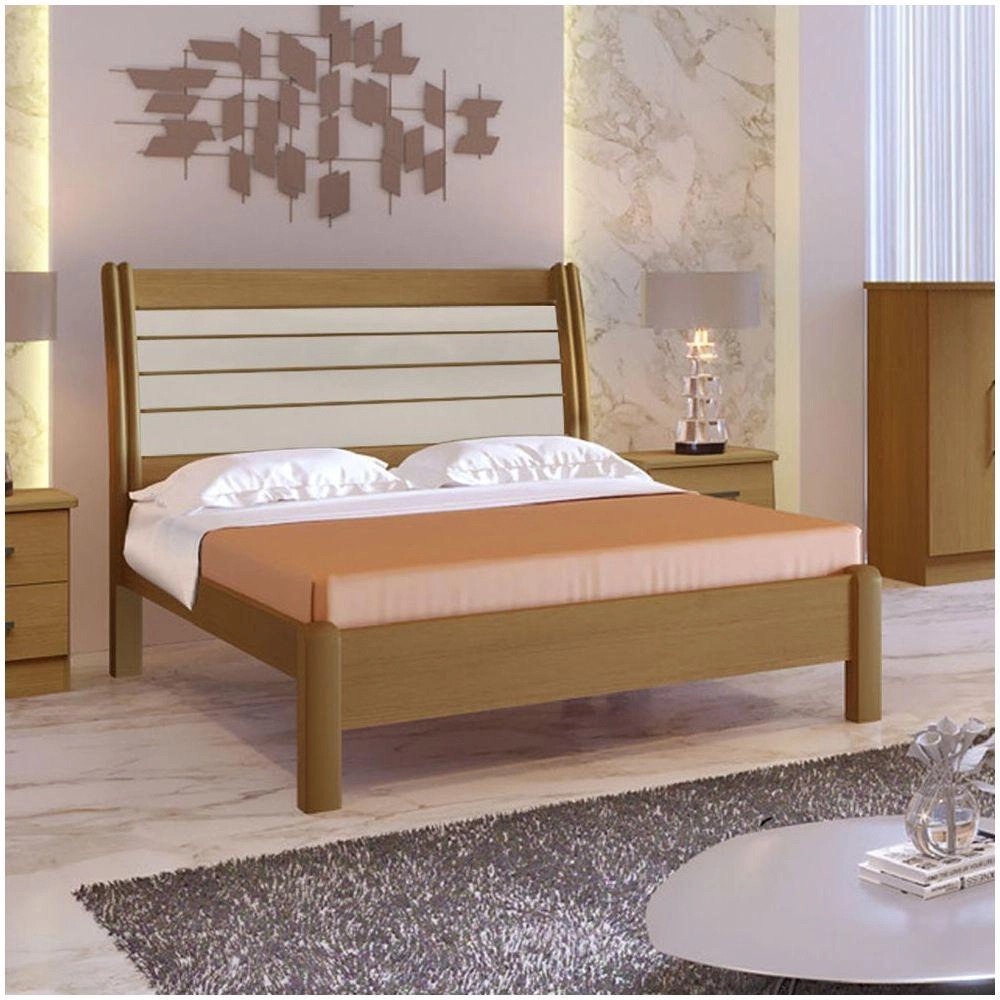 Cama Casal Esmeralda Plus Cinamomo.Off White D Doro