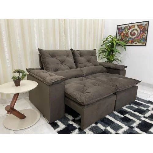 Estofado Retr Recl Saquarema 200 2×100 Marrom 17 Diviminas