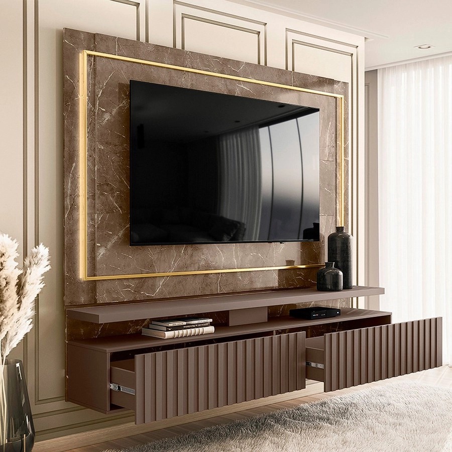 Bancada Suspensa Gaia 216 Imperial.Sepia Madetec