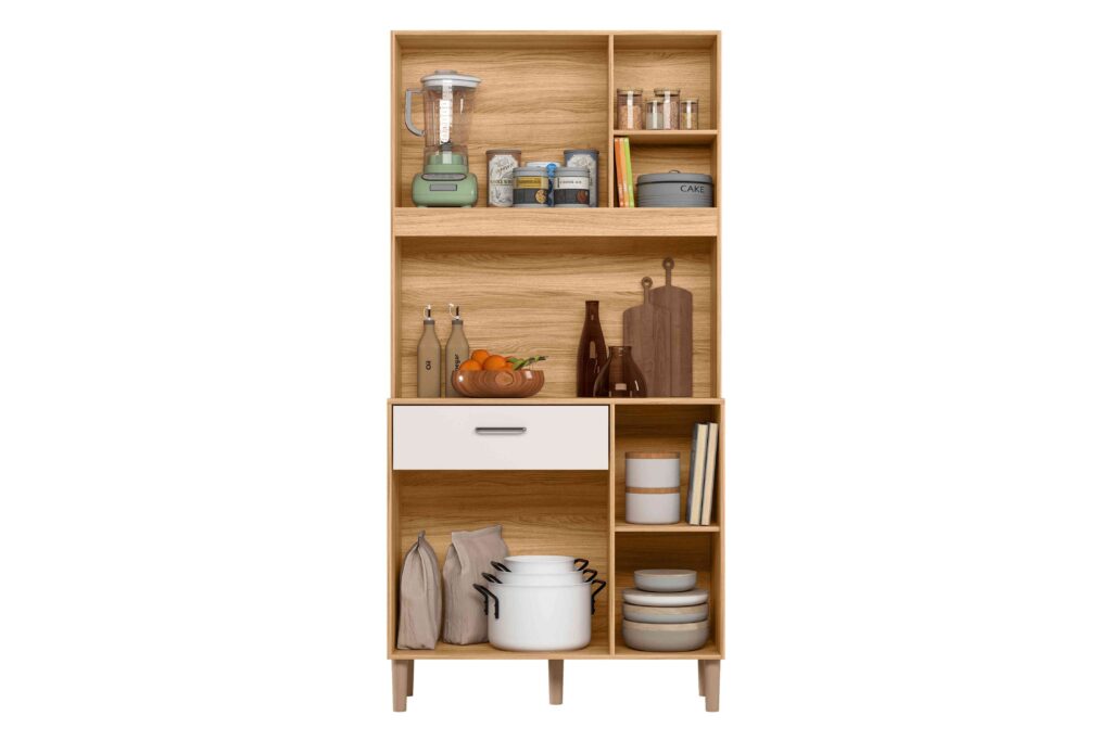 Kit Cozinha Erva Doce 90 4P1G Visualizacao Interior Nicioli
