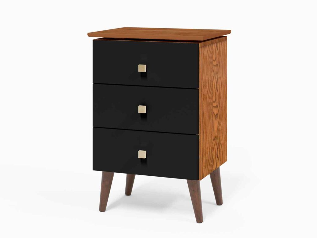 Mesa Lateral Liv 3G Nature.Preto Maria M