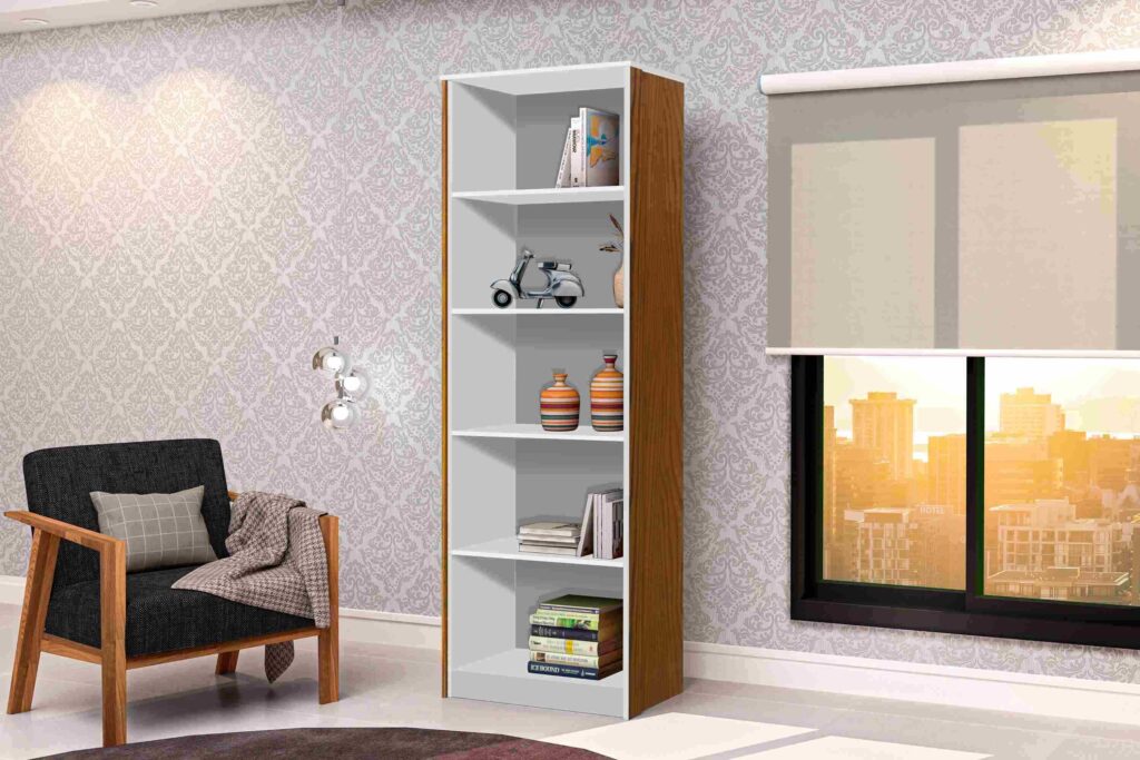 Livreiro Office Branco.Freijo J A Moveis