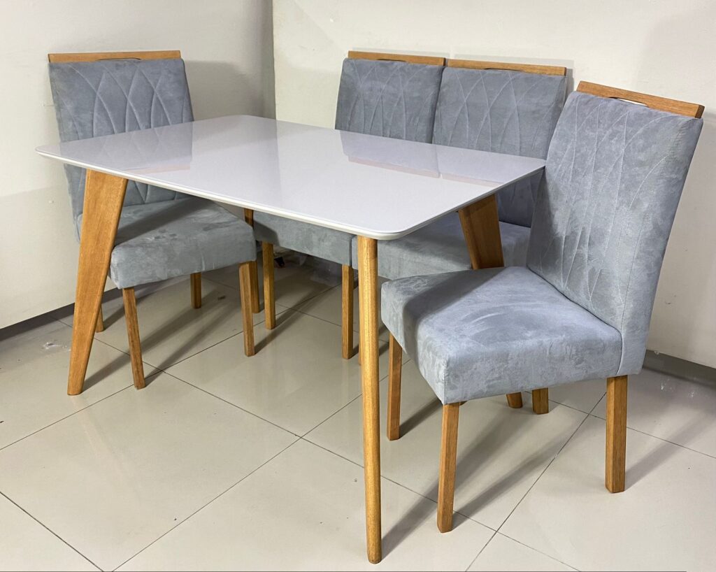 Mesa Narnia.03 120×80 Tampo Malaga MDF.Vdr e Base 03 Menor MDF.BP Imbuia Mel.Off Carvalho Decor