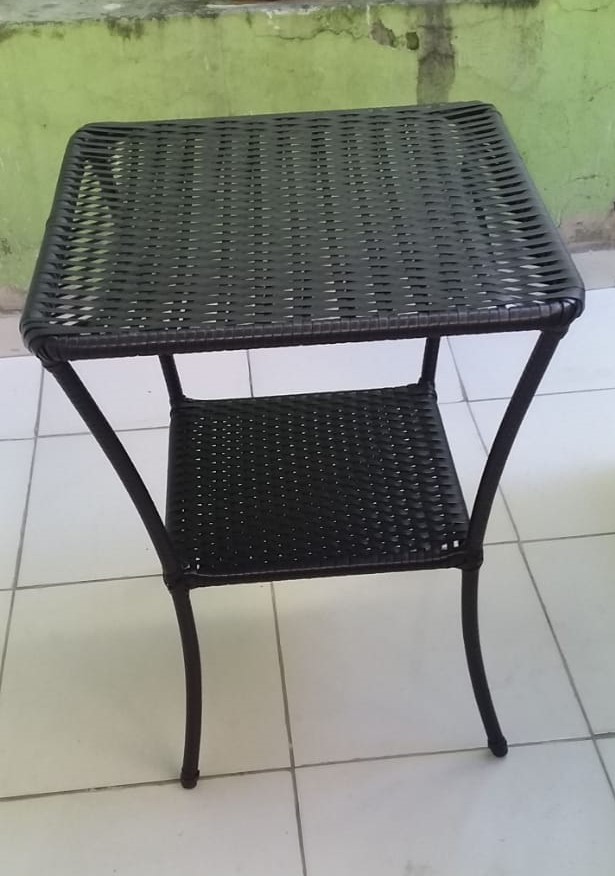 Mesa de Aco Estilo com Trelica Preto Laio Caldas