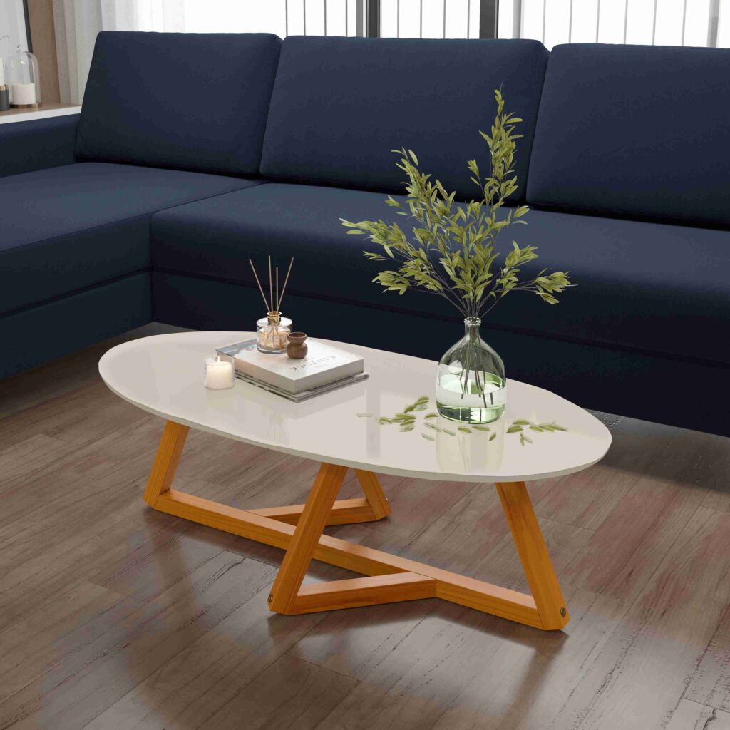 Mesa Centro Classic Off White.Nature Tebarrot