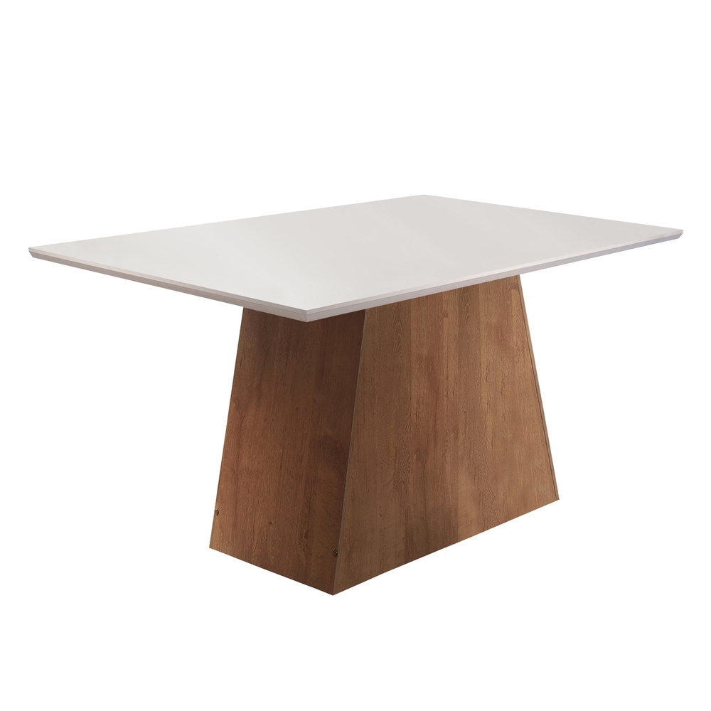 Mesa Sevilha 170 Tmp MDF.Vdr Chocolate.Off White CEL