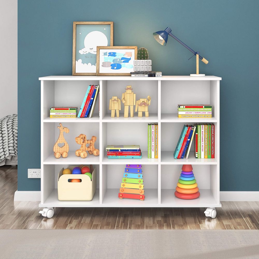 Nicho Organizador 3×3 com Rodizio Branco Qmovi