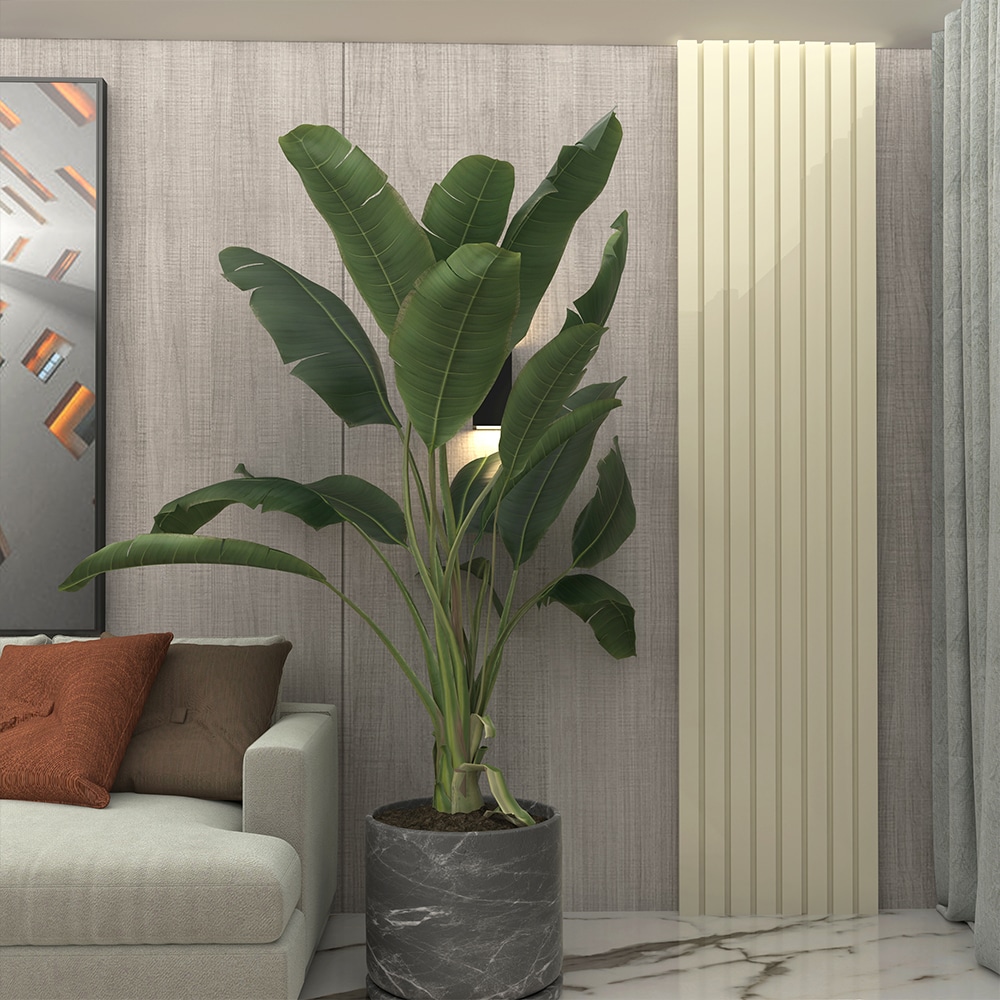 Painel Nobre Ripado 050 Off White Gelius