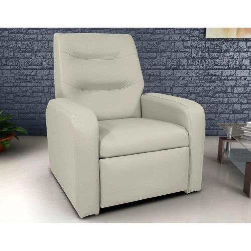 Poltrona do Papai D Prime Corino Bege 1000 D Salla