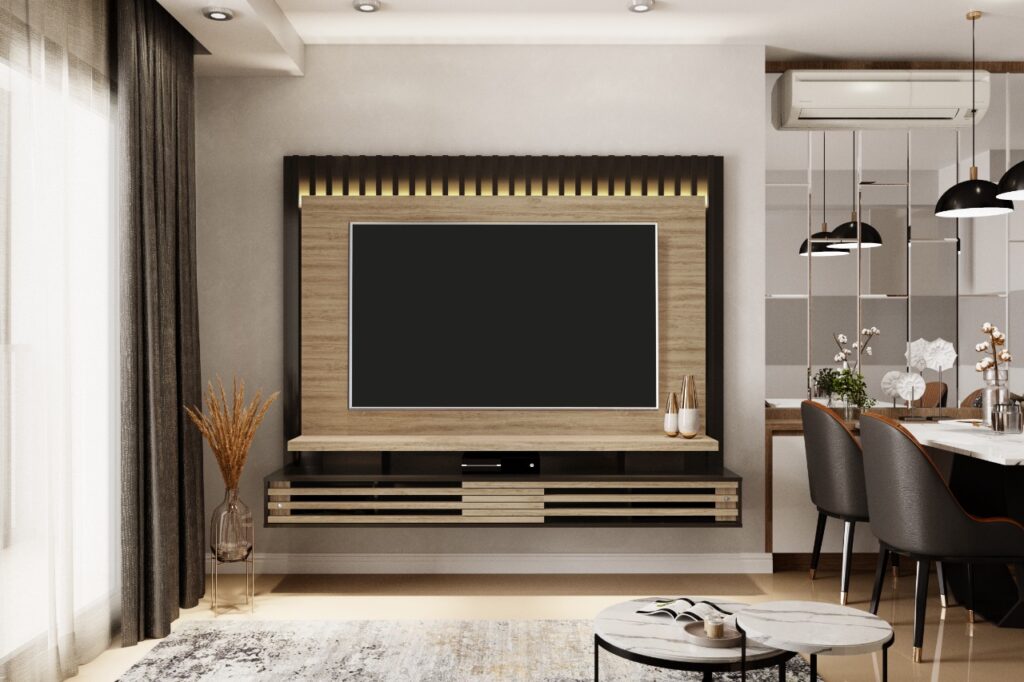 Bancada Suspensa Frizz Presence 2.0 Titanio.Carvalho Madetec