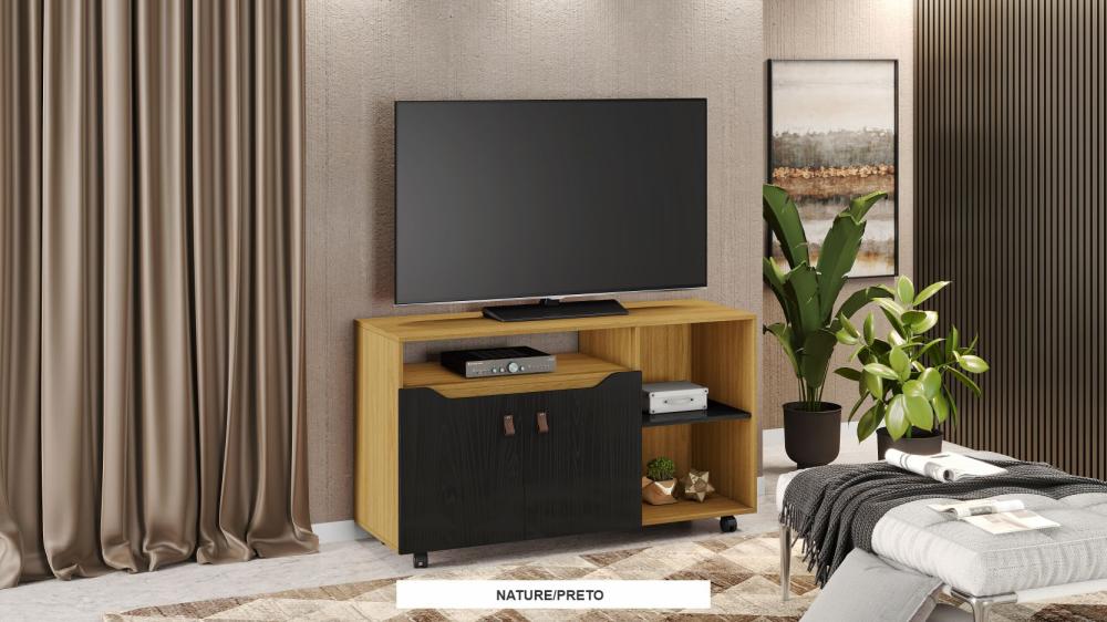 Rack Seleto 121 Nature.Preto JCM