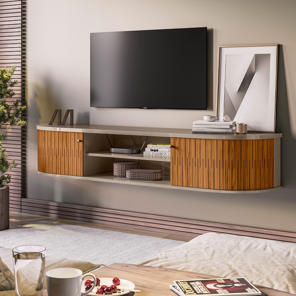 Rack Suspenso Algarve Fendi.Naturale Madetec