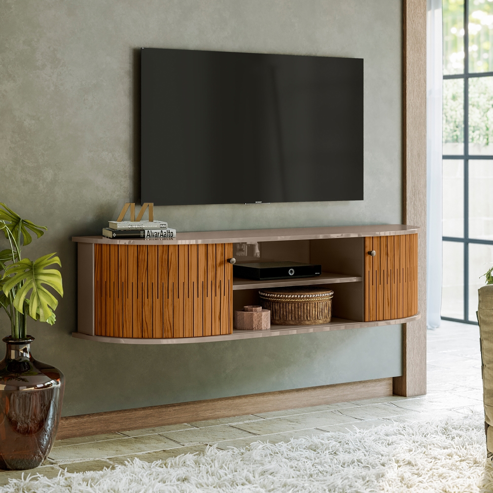Rack Suspenso Modena Fendi.Naturale Madetec