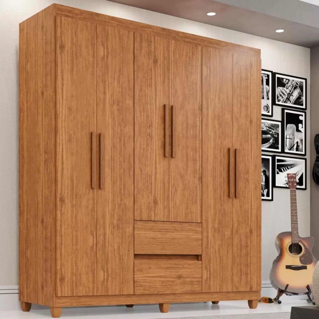 Roupeiro Dubai Imop 6P2G Cinamomo Imop