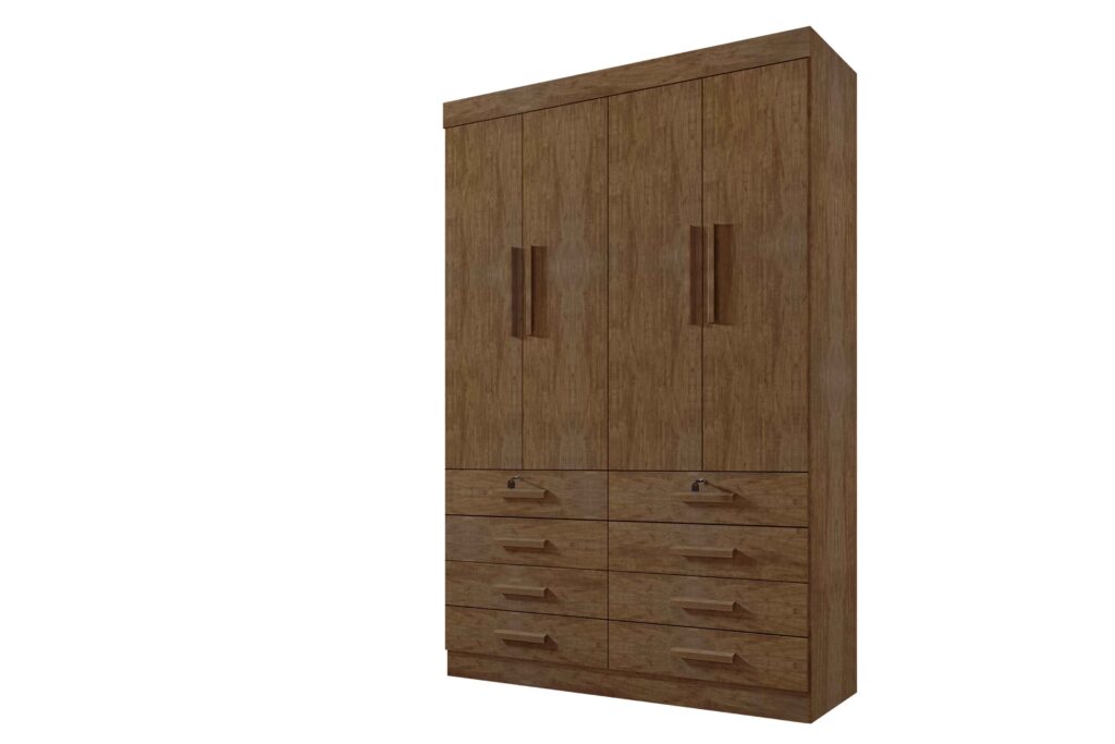 Roupeiro Monaco Plus 4P8G Ipe D Doro