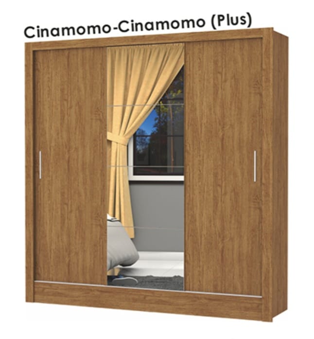 Roupeiro Veneza Plus Gold 3P4G Cinamomo Carioca