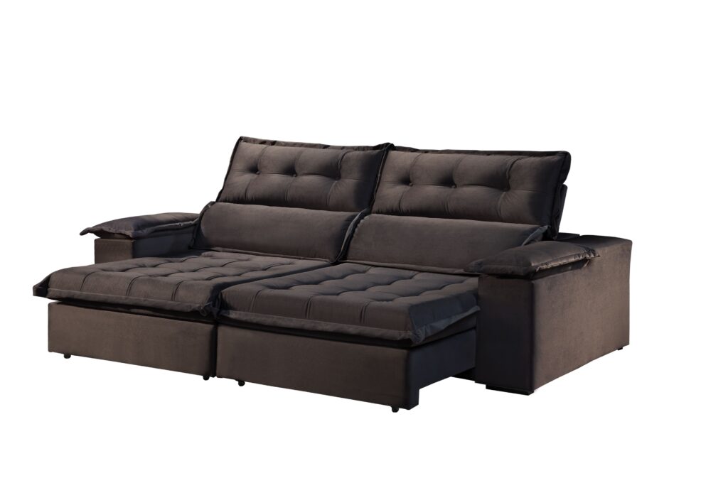 Estofado Retratil Sao Goncalo 250 Marrom 320 Estof Teixeira