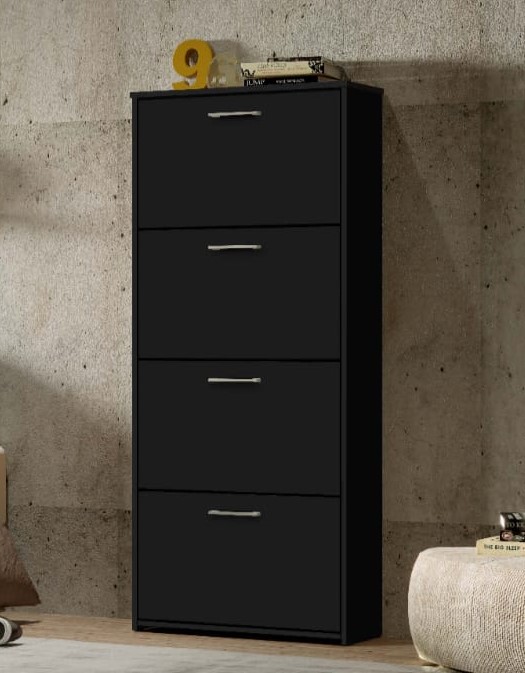 Sapateira Carol 4P Preto J A Moveis