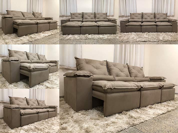 Estofado Retr Recl Saquarema 270 3×73 Capuccino Diviminas