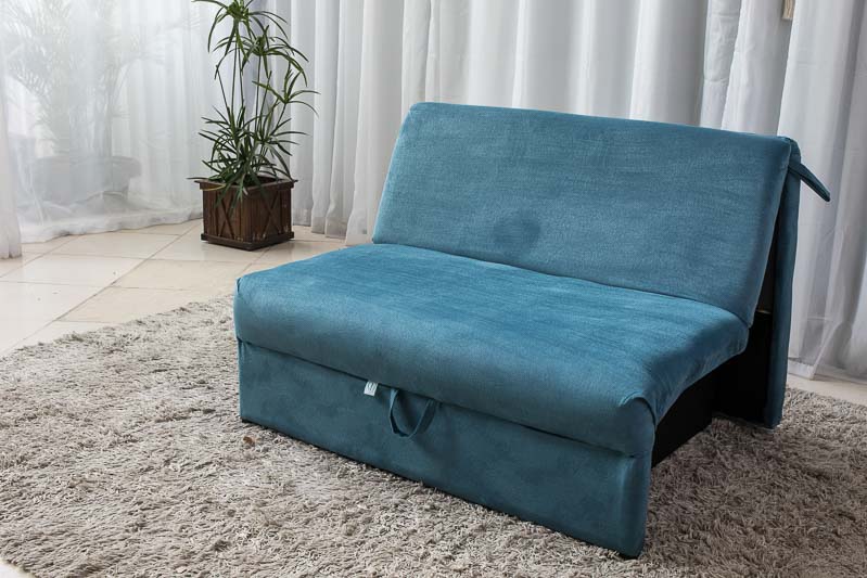 Sofa Cama Malu Jade Azul 16 Diviminas